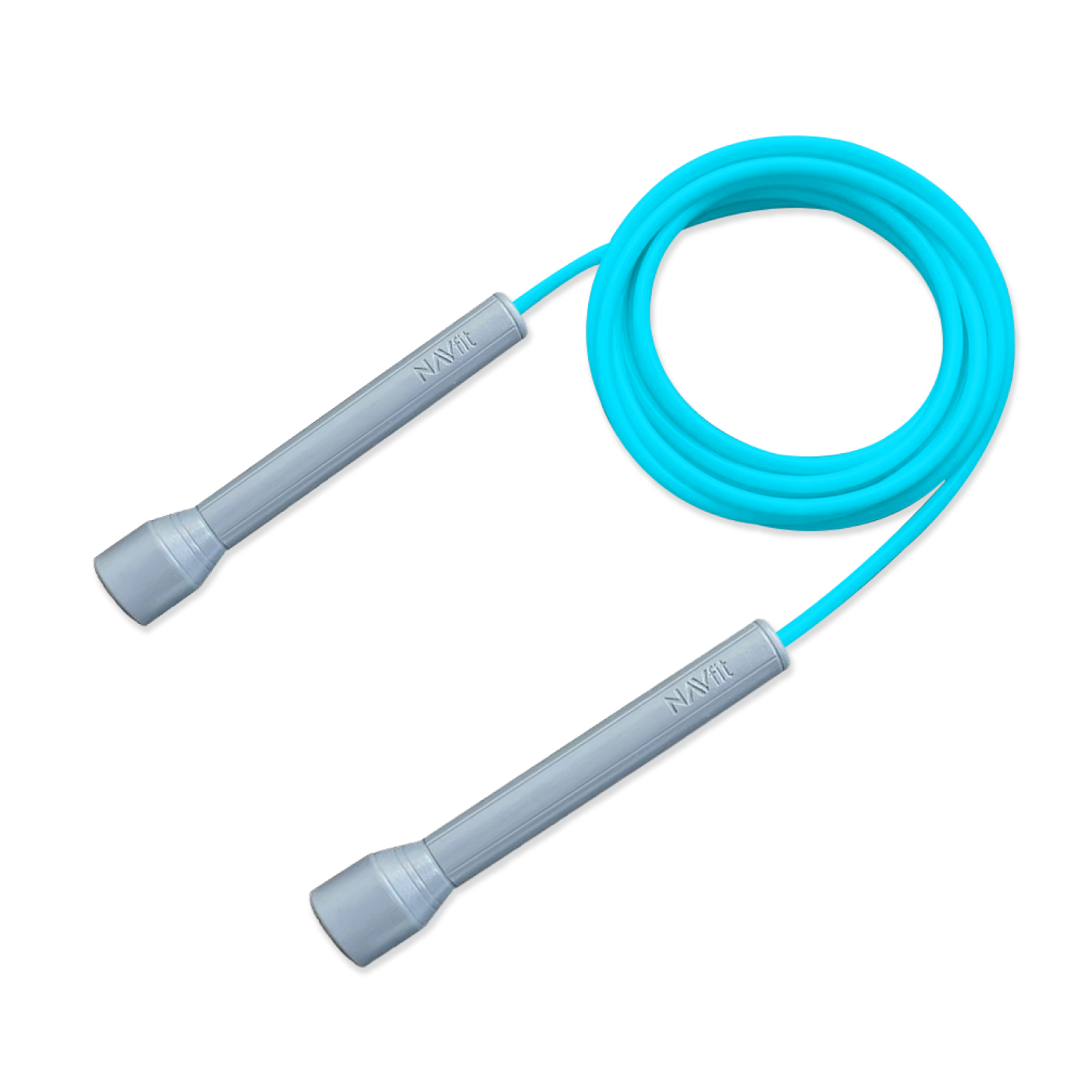 Lazo Cuerda para Saltar | Velocidad, CrossFit | 5mm PVC Premium | Azul Claro