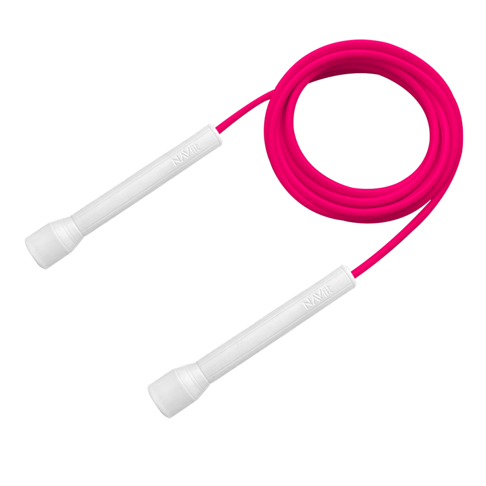 Lazo Cuerda para Saltar | Velocidad, CrossFit | 5mm PVC Premium | Fucsia