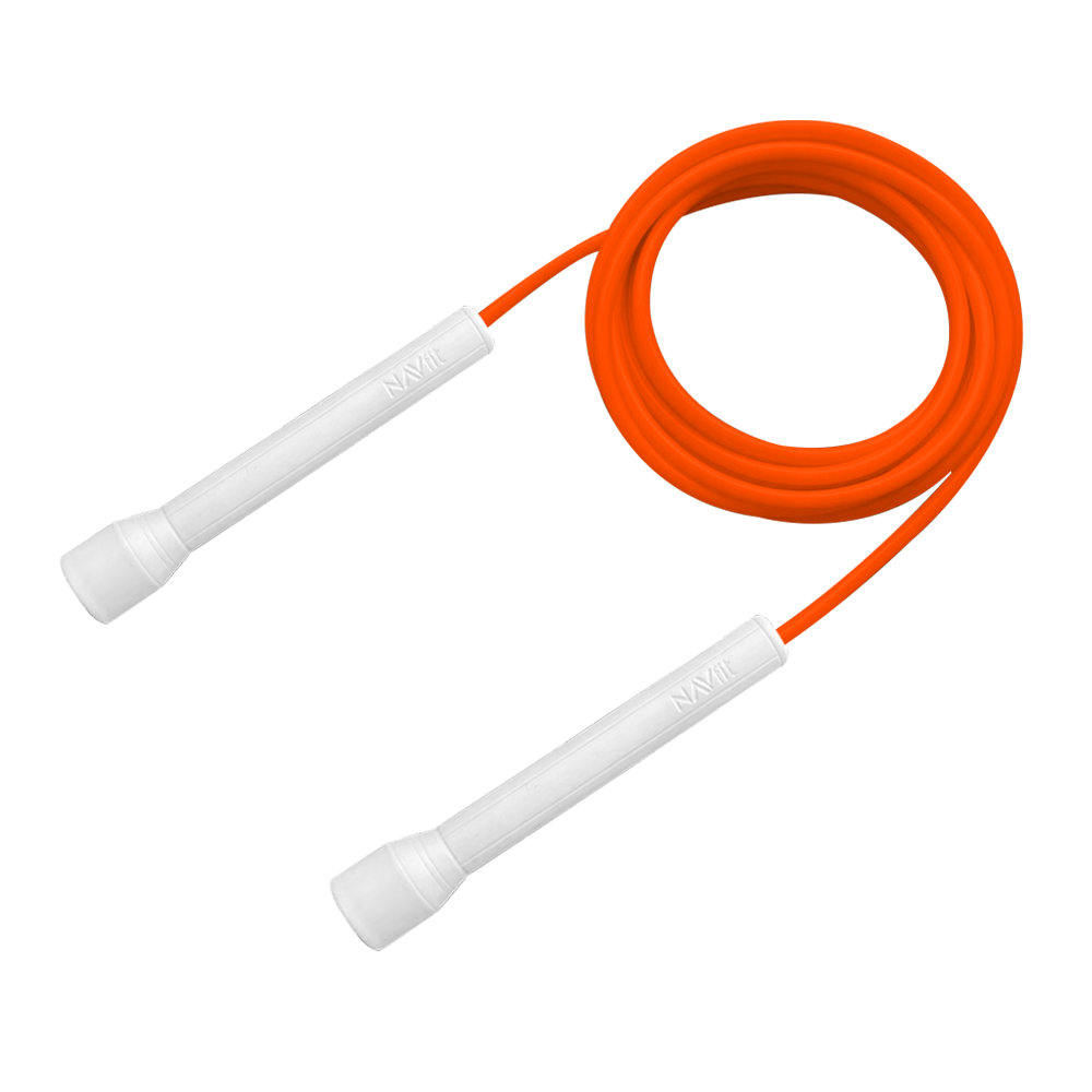 Lazo Cuerda para Saltar | Velocidad, CrossFit | 5mm PVC Premium | Naranja