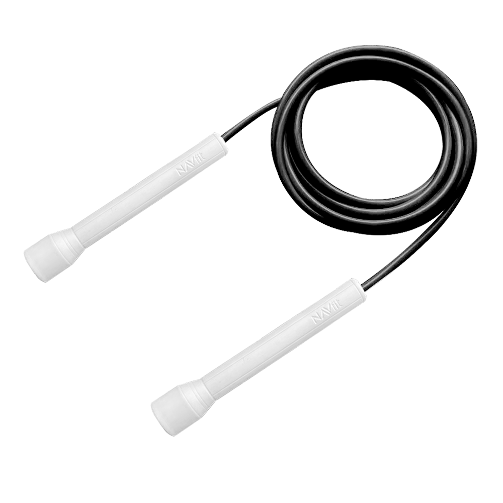 Lazo Cuerda para Saltar | Velocidad, CrossFit | 5mm PVC Premium | Negro