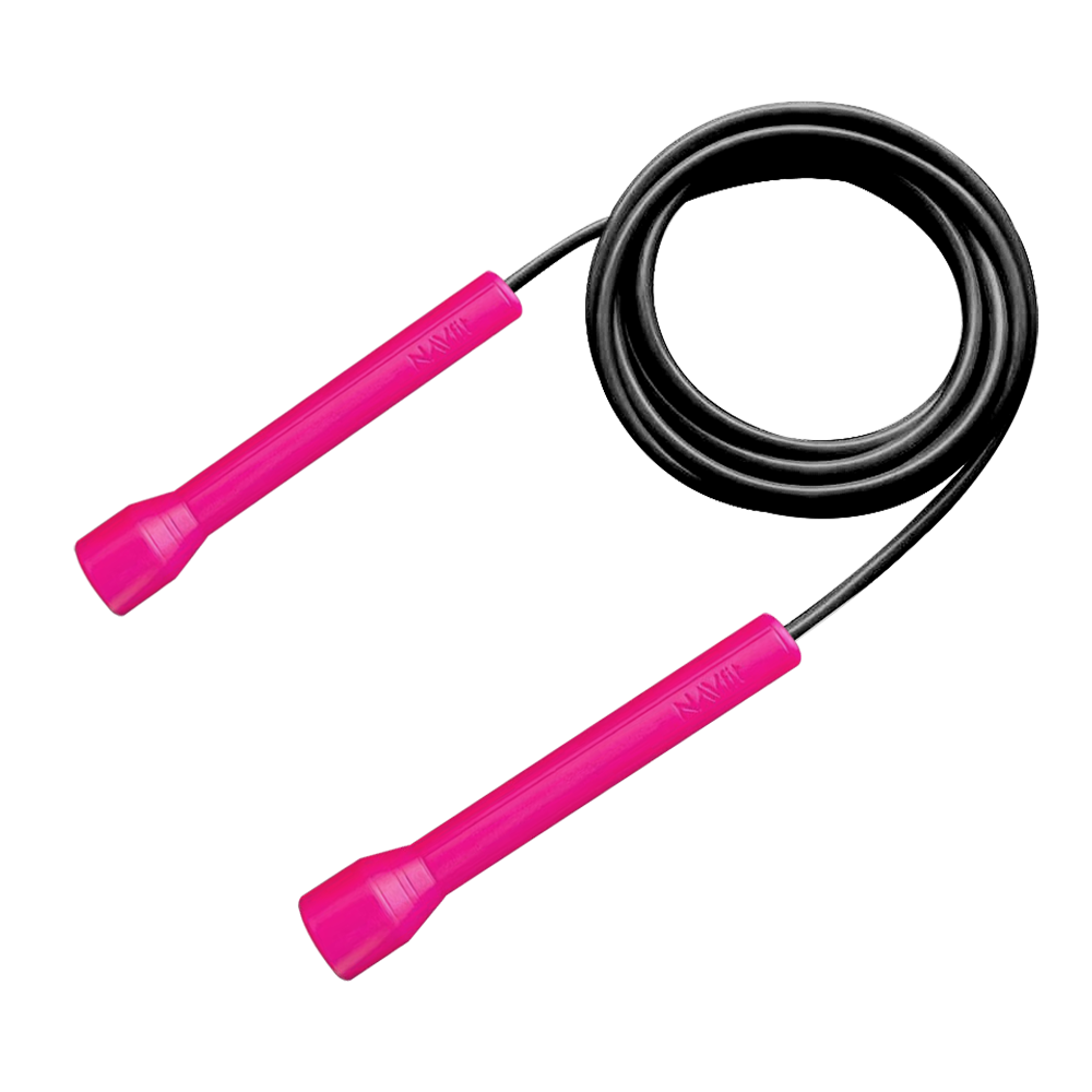 Lazo Cuerda para Saltar | Velocidad, CrossFit | 5mm PVC Premium | Negro