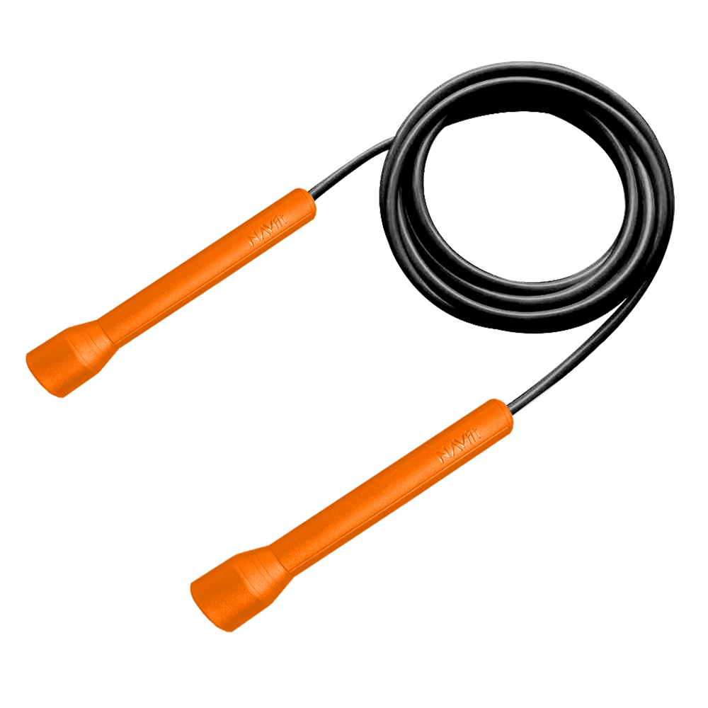 Lazo Cuerda para Saltar | Velocidad, CrossFit | 5mm PVC Premium | Negro