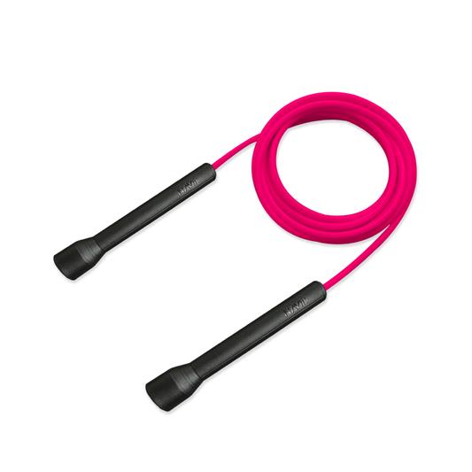 Lazo Cuerda para Saltar | Velocidad, CrossFit | 5mm PVC Premium | Fucsia