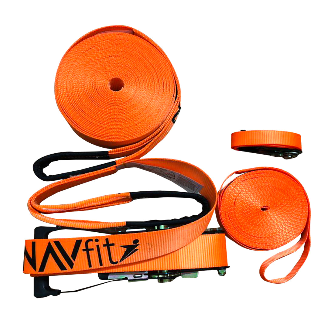 Kit Slackline Reata de Equilibrio 25 mts